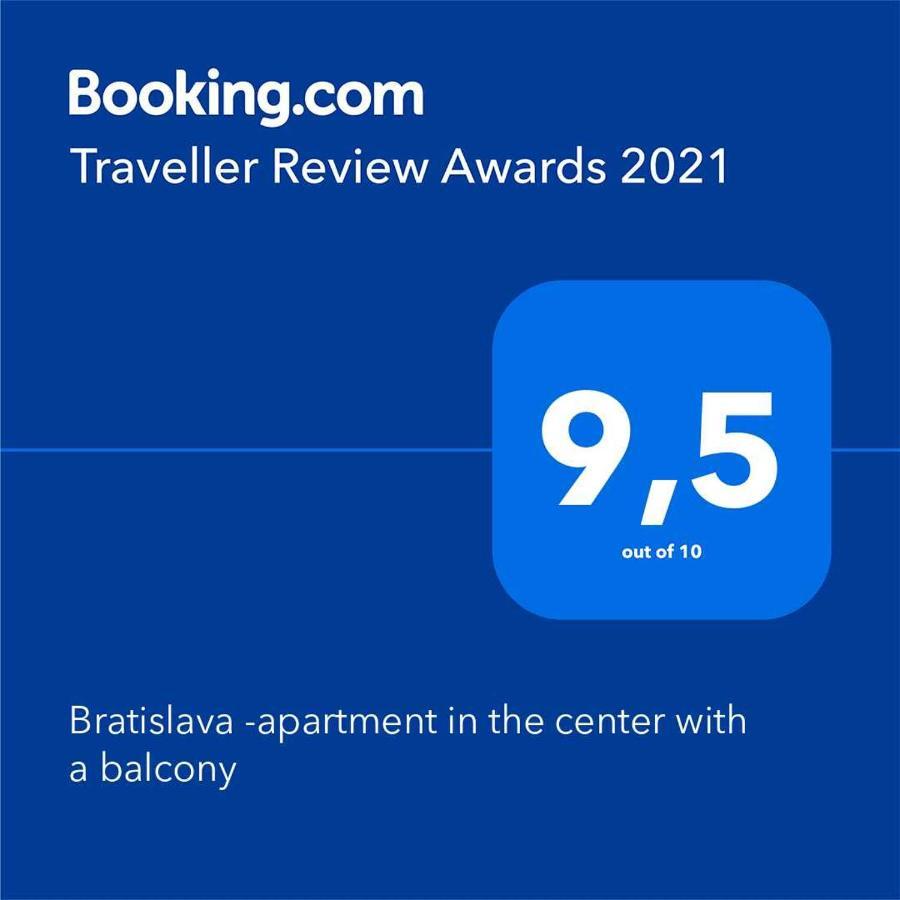 Bratislava -Apartment Near The City Center With A Balcony 外观 照片